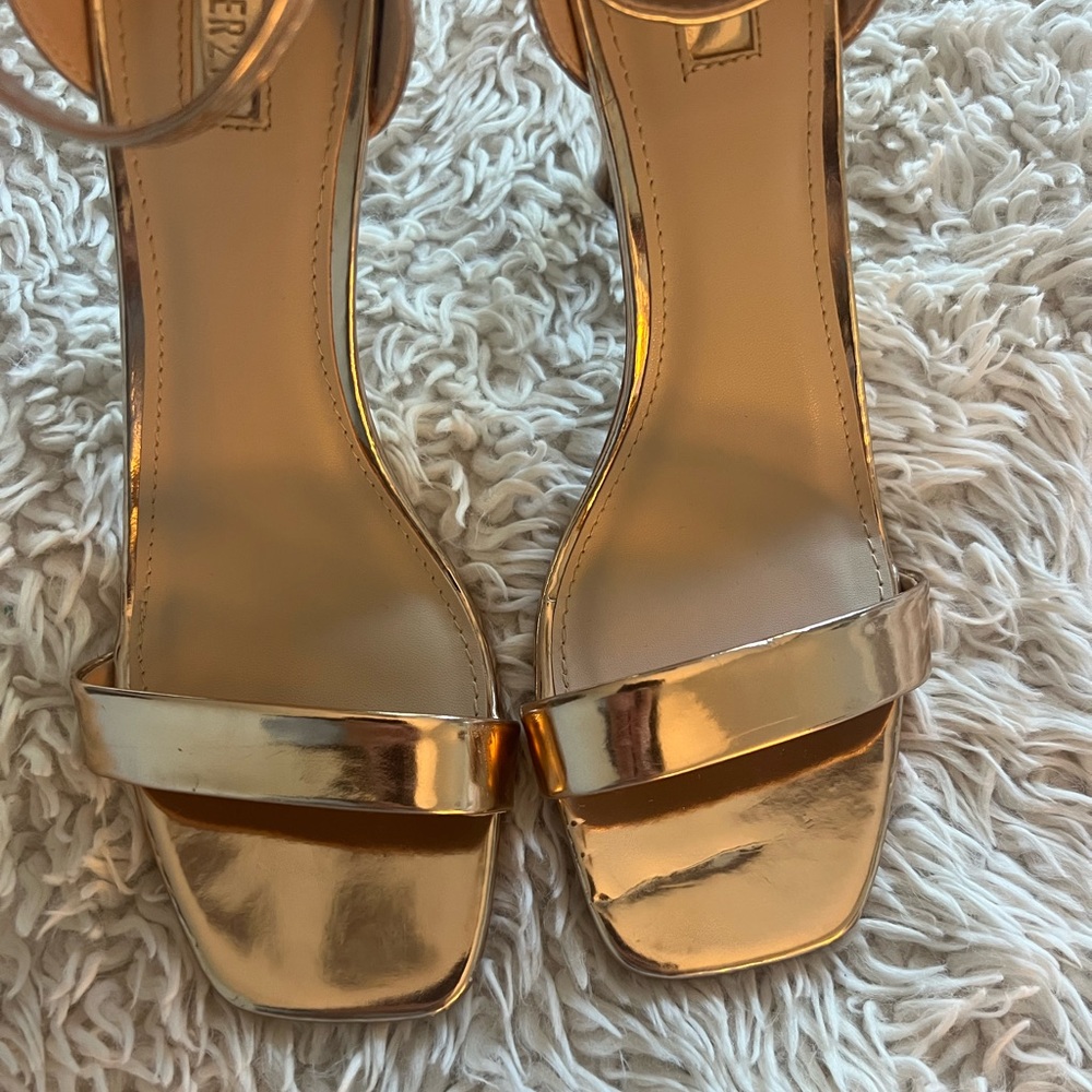 Forever 21 Rosegold 4” Heels - Picture 4 of 10